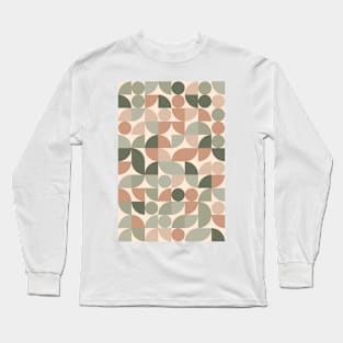 Nature - Geometric Pattern - Shapes #5 Long Sleeve T-Shirt